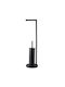 Eurocasa Metal Toilet Brush Holder with Toilet Paper Holder Stainless Steel 26x16x76 Cm Eurocasa