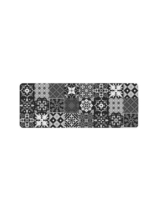 Douceur d'Intérieur Rectangular Kitchen Mat with Anti-slip Underlay Grey 120x45εκ.