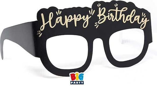 Γυαλιά Χάρτινα Happy Birthday Gold 6 Τεμ
