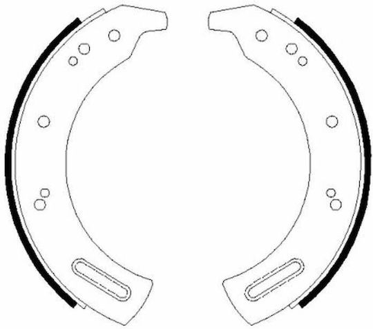 Brake Shoes Land Rover 88/109 1.6d 2.3 2.3d 09.61-10.99 Mintex Mgr60 Made In England