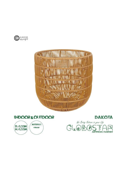 GloboStar Dakota Κασπώ Rattan Μπεζ