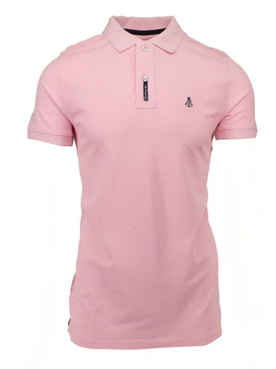Explorer Polo Μπλούζα Κοντομάνικη Ροζ, Dark Pink