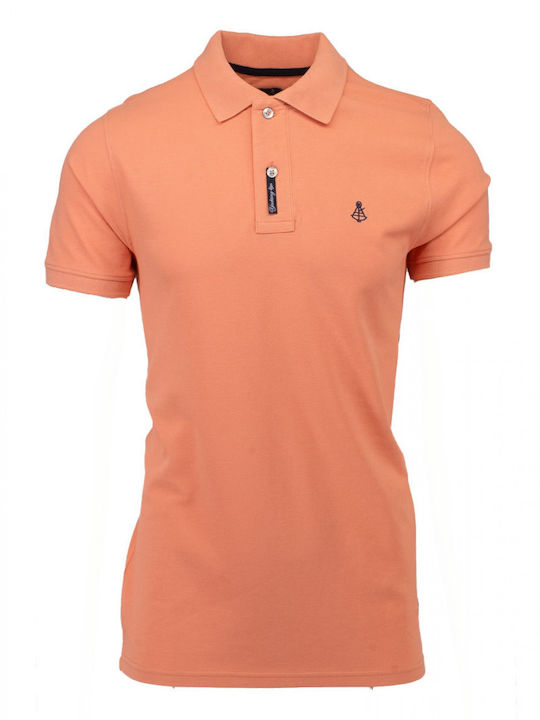 Explorer Polo Μπλούζα Κοντομάνικη Peach