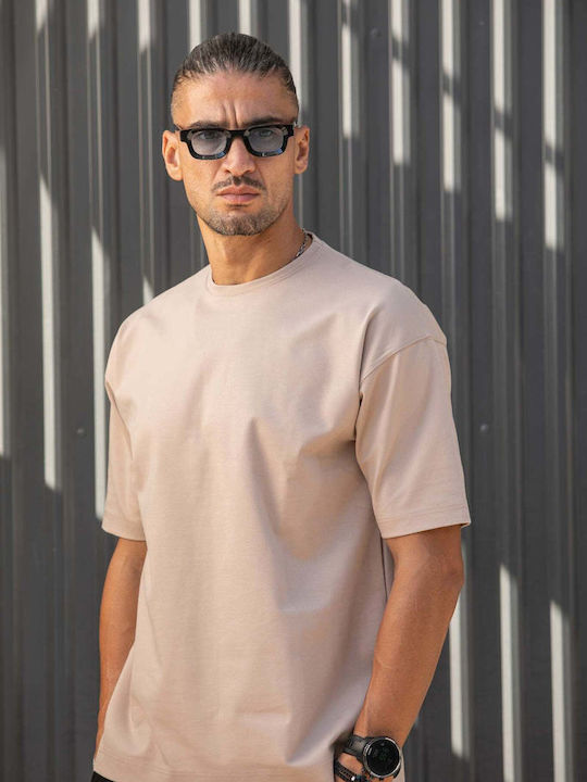 T-shirt Dark beige