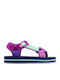 Women's Flat Sandals in Purple Color