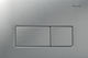 Geberit Платка за Тоалетни Казанчета Двойно Промиване Inox