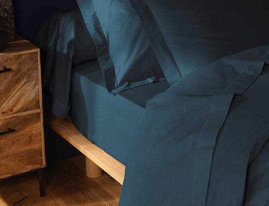 Douceur d'Intérieur Sheet King Size 300x240cm. Lina Blue