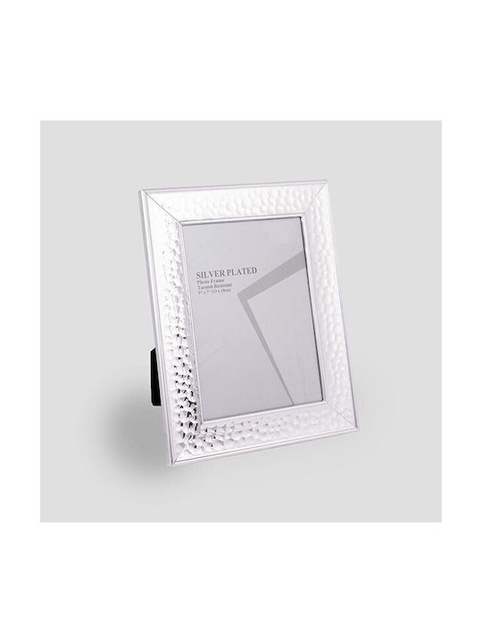 Metallic Photo Frame with Silver Frame 2 Pieces