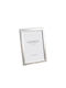 Frame Metallic 10cmx15cm with Silver Frame