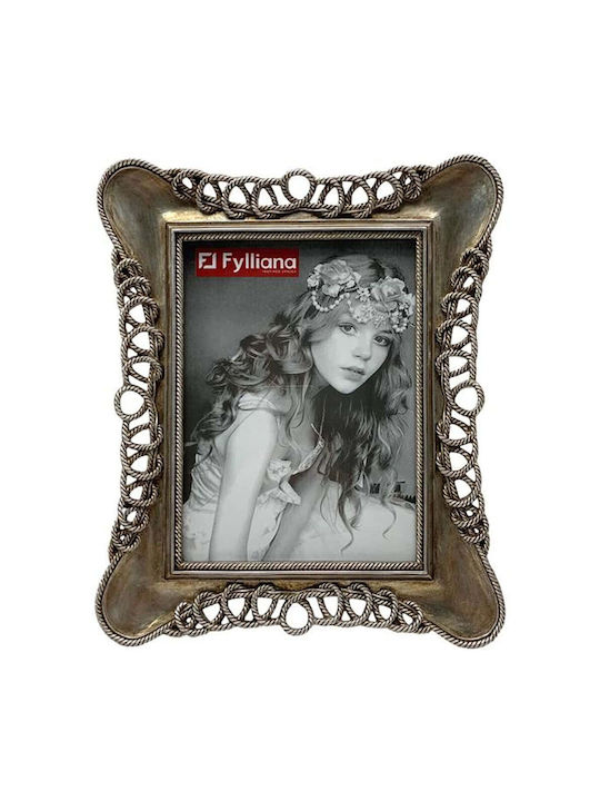 Fylliana Fl24057 Plastic Photo Frame with Silve...
