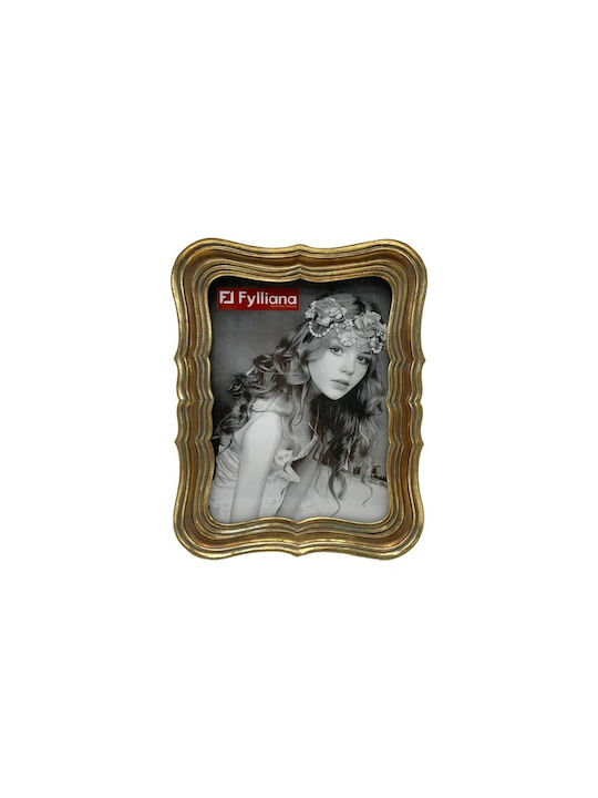 Fylliana Fl24999 Plastic Photo Frame with Gold Frame