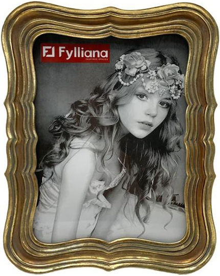 Fylliana Fl24999 Plastic Photo Frame with Gold Frame