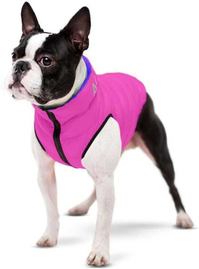 Waudog Водоустойчиво Яке Airyvest Двустранно Розово-Лилаво Средно 45см
