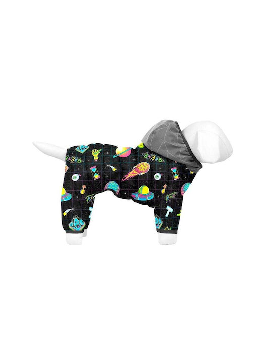 Geacă impermeabilă Waudog cu glugă "Rick Morty 2" XS25 36-38cm X 24-26cm
