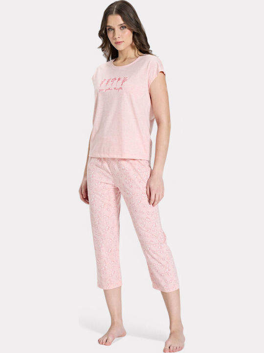 Pijadore Summer Women's Pyjama Set Pink