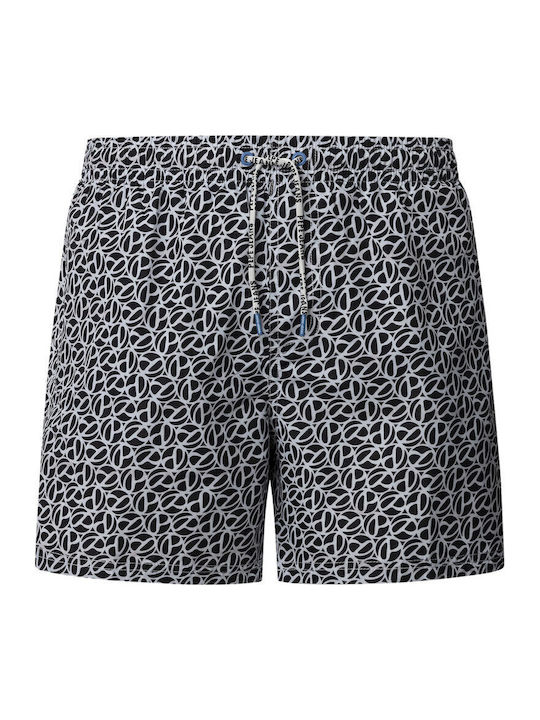 Men's Swimwear Shorts Black with Patterns