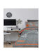 Das Home Kids Quilt Single Basketball Love Gray Orange 160x220cm