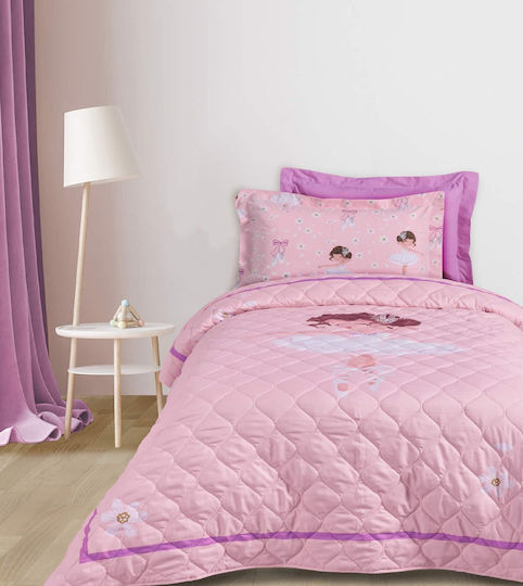 Das Home Παιδικό Κουβερλί Μονό 4933 Pink 160x220εκ.