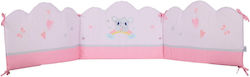 Das Home Bettumrandungen Klassisch Innerhalb Grey, Pink 45x195cm