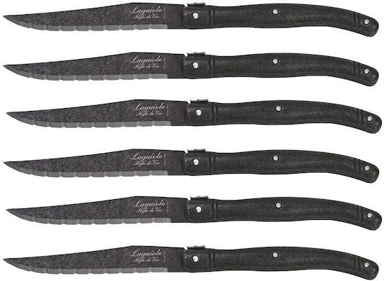 Laguiole Schwarzer Steinwaschmesser
