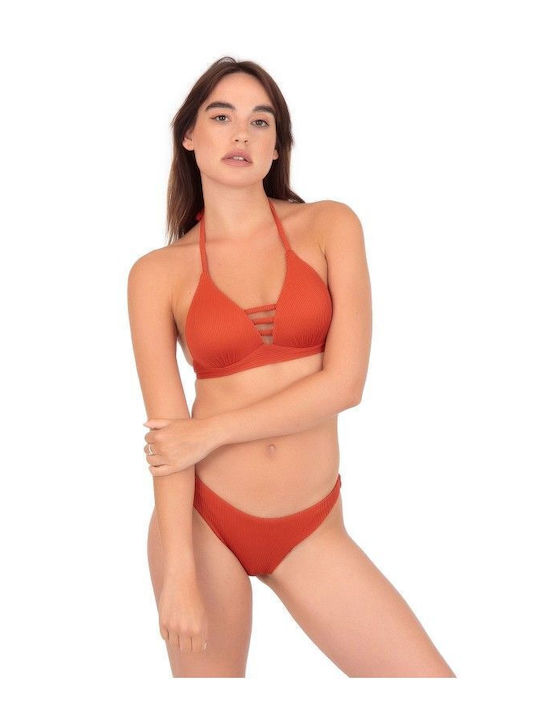 Silia D Set Bikini Τριγωνάκι Πορτοκαλί