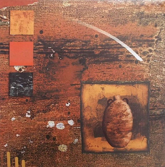 Πίνακας Καμβά Βάζο 38x38cm Galifas 3838980 Galifas