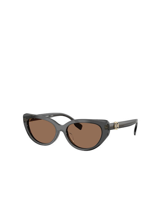 Tory Burch Damen Sonnenbrille mit Gray Kunststoff Gestell und Braun Linse TY7220D-201973