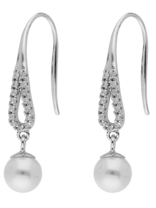 Brizzling Cercei din Argint cu Diamant