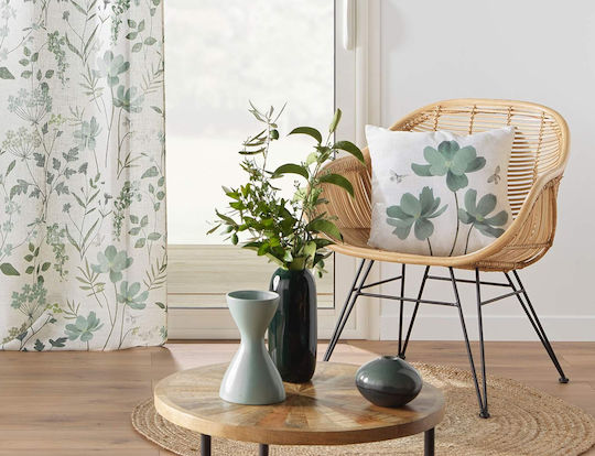 Douceur d'Intérieur Μαξιλάρι Καναπέ Palmiflore Green 45x45εκ.