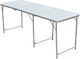 Tabelul Aluminiu pentru Camping Pliabil în cazul în care 60x12cm Alb