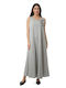 Women's Sleeveless One-piece Suit Grey