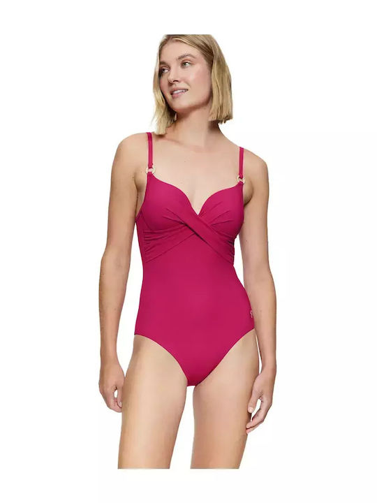 Summer Twist Owp One-Piece Swimsuit Fuchsia
