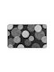 Douceur d'Intérieur Rectangular Kitchen Mat with Non-Slip Underlay Black 45x75cm