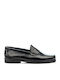 Men's Leather Loafers Black