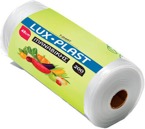 Lux Plast Σακουλα Ρολο Φανελακι Νο 48 200τεμ 1-56167