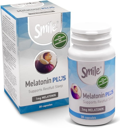 AM Health Smile 1mg Nahrungsergänzungsmittel für den Schlaf 30 Kapseln