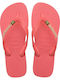 Brasil Logo Women's Flip Flops Red