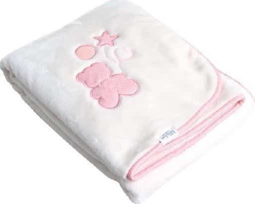 Kikka Boo Blanket Nursery Swaddling Blankets My Little Bear Pink 80x110cm