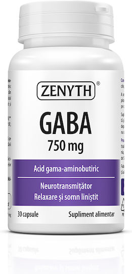 Zenyth GABA / Taurină / 5 HTP 750mg 30 Capsule E-commerce site