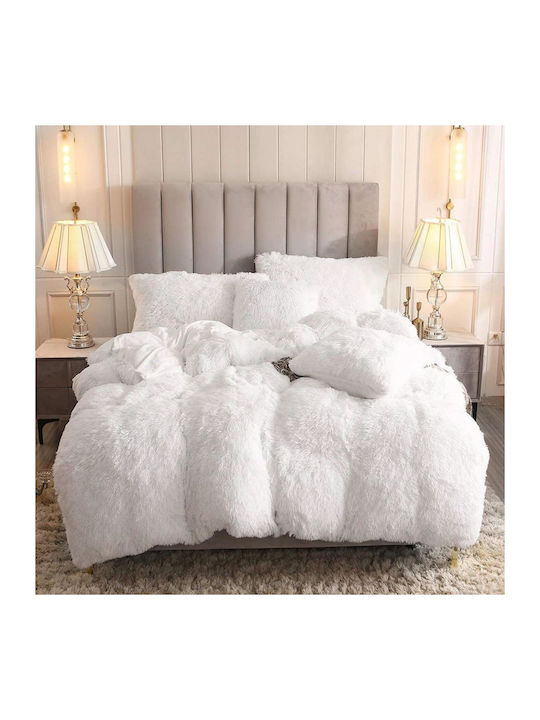 Duvet Cover Queen 220x240cm White 320 GSMGsm