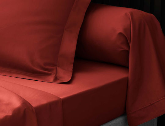 Douceur d'Intérieur Σεντόνι Υπέρδιπλο με Λάστιχο 160x200εκ. Tomette