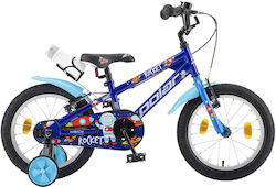 Polar Bicicletă Copii BMX Albastră 16" Polar Bicicletă Copii BMX Albastră 16"