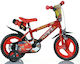 Dino Bikes Cars 12" Kinderfahrrad BMX Graues