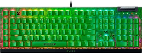 【Minecraft】Razer BlackWidowV4X & Cobra Razer BlackWidow V4 X Gaming Tastatură Mecanică cu iluminare RGB