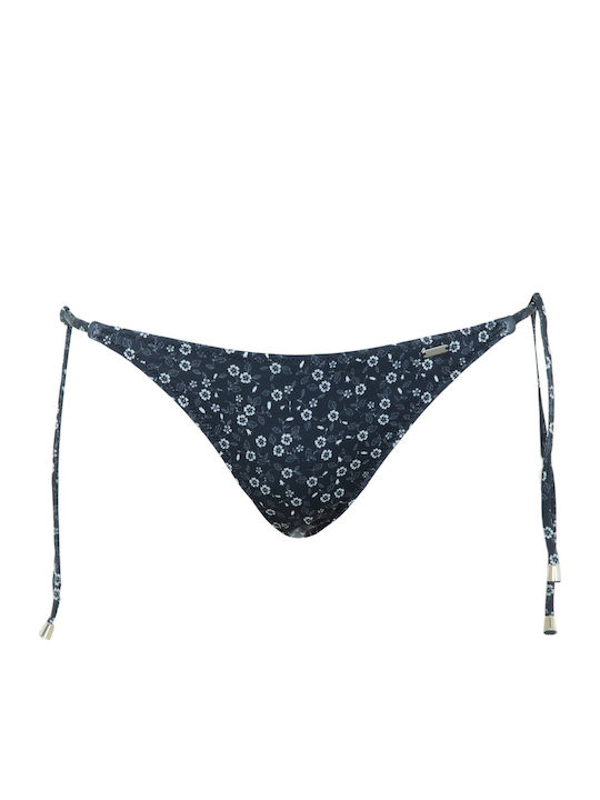 Ditsy Bikini Brazil with Laces Multi