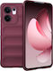 Techsuit Shield Back Cover Silicone Burgundy (O...