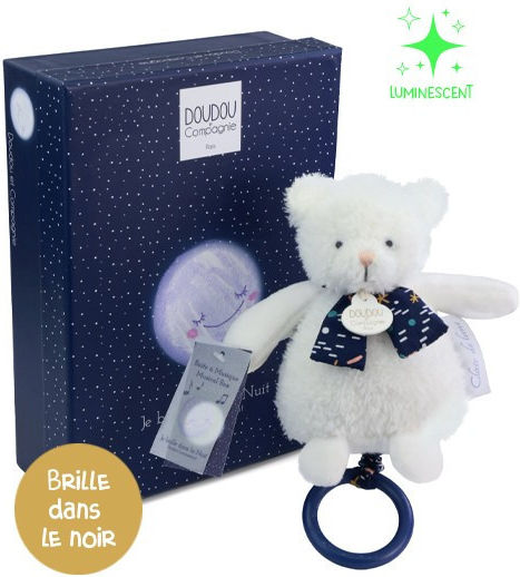 Doudou et Compagnie Suspendata Jucărie pentru Leagăn și Cărucior cu muzică pentru 0++ Luni