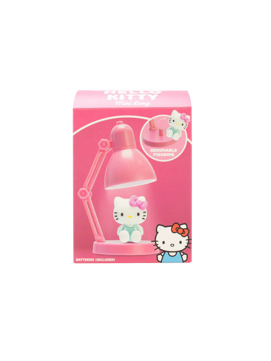 Hello Kitty Παιδικό Φωτιστικό Πορτατίφ Ροζ 6.5x5.1x10εκ.