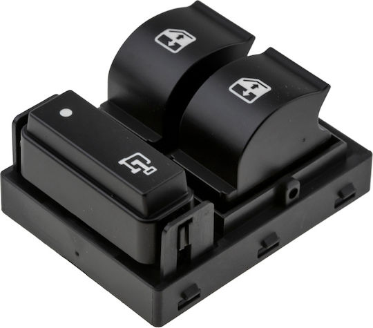 NTY Car Window Switch for Citroen Jumper Fiat Ducato Peugeot Boxer Black