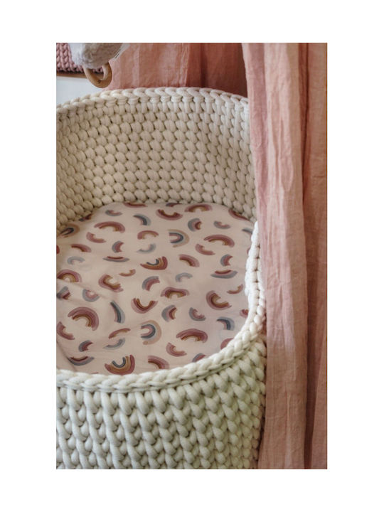 Grandes Suenos Baby Sheet Cradle Cotton Pink 40x80cm